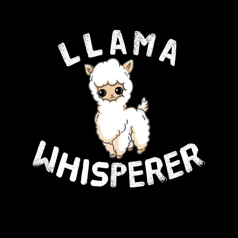 Funny Llama Lover Llama Whisperer