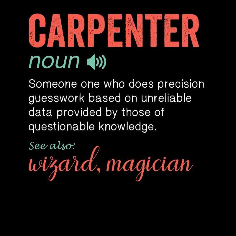 Noun Definition Nutrition for a Carpenter