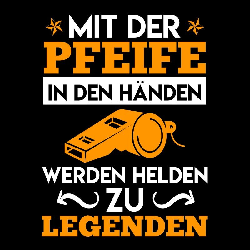 Mit der Pfeife in den Händen