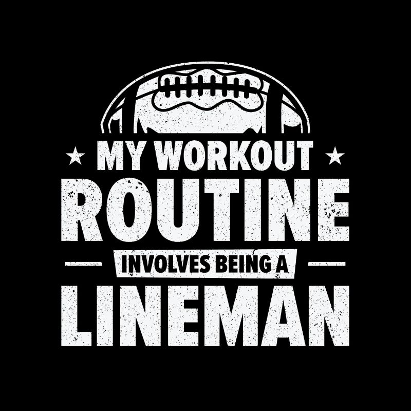 Football Lineman Life Workout Routine Player