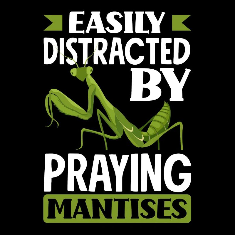 Insect Bug Collector Easily Distracted By Praying