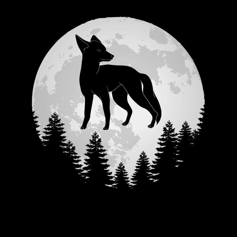 Nature Full Moon Fox Hunter