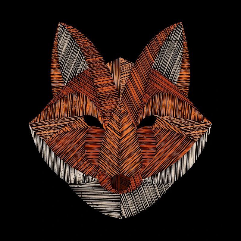 Chasse au chasseur de polygones de renard