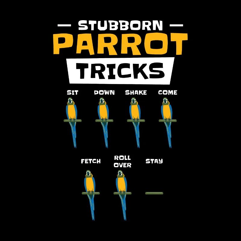 Ara Birdnerd Pet Tricks Perroquet persistant