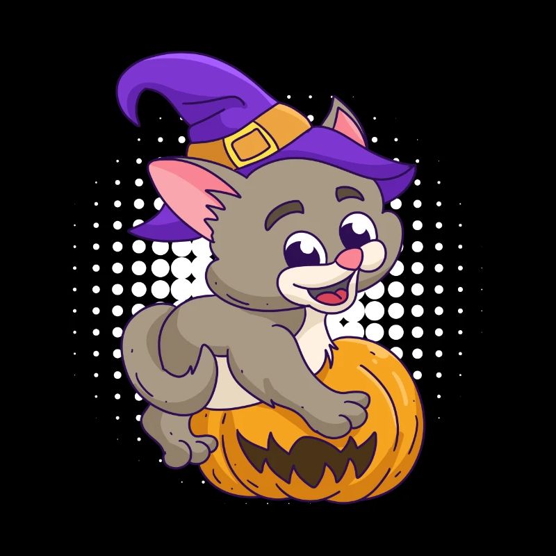 Pumpkin Halloween Witch