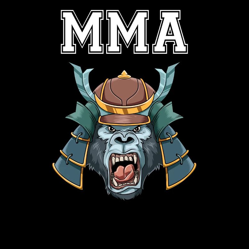MMA Gorilla Samurai Kopf