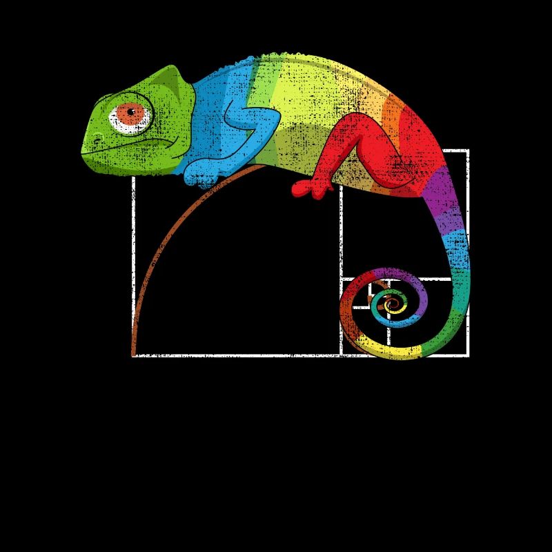 Fibonacci Day Golden Ratio Math Chameleon