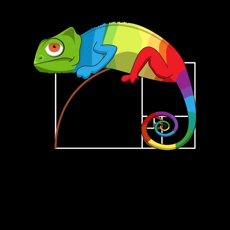 Fibonacci Jour Nombre d’Or Math Caméléon
