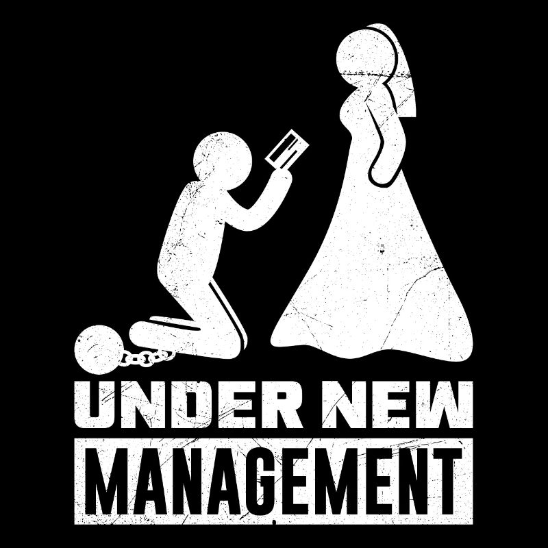 Frisch verheiratet Hochzeit Ehemann