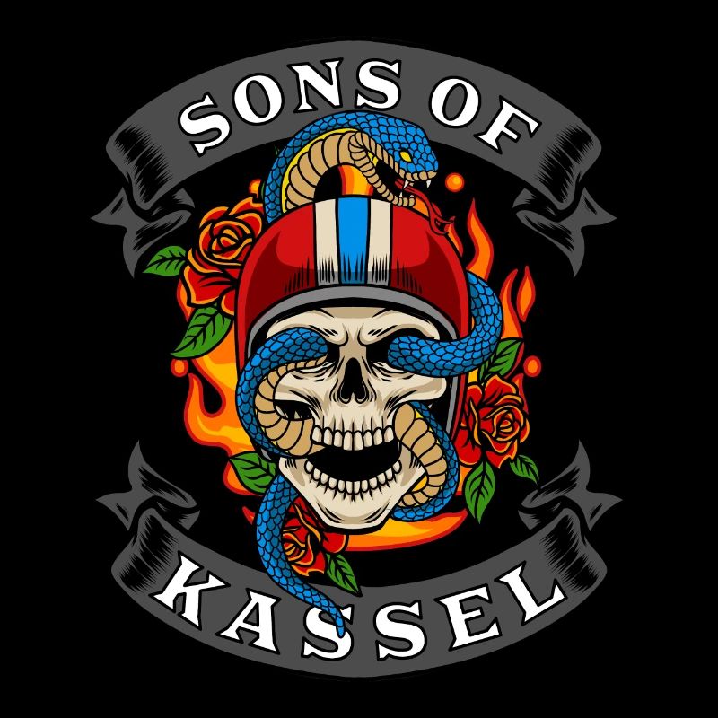 Kassel Biker Geschenk fils de Kassel
