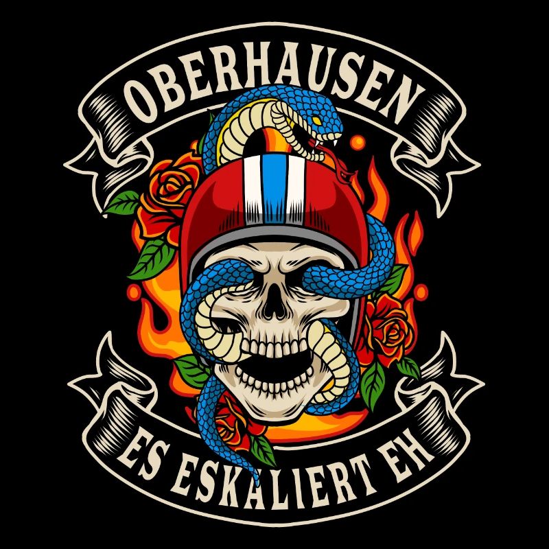 Oberhausen Biker Geschenk es eskaliert eh