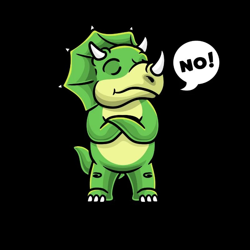Persistent No Triceratops Dinosaur Dino