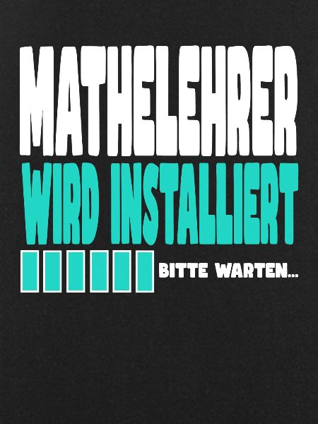 Mathelehrer wird installiert