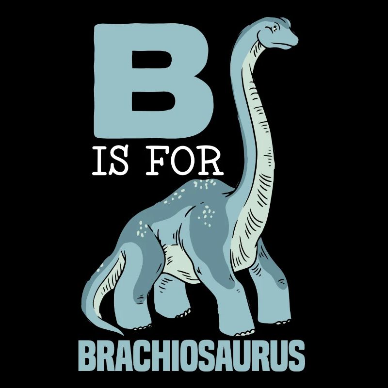 B est pour Brachiousaurus Dinosaur Paleontologist