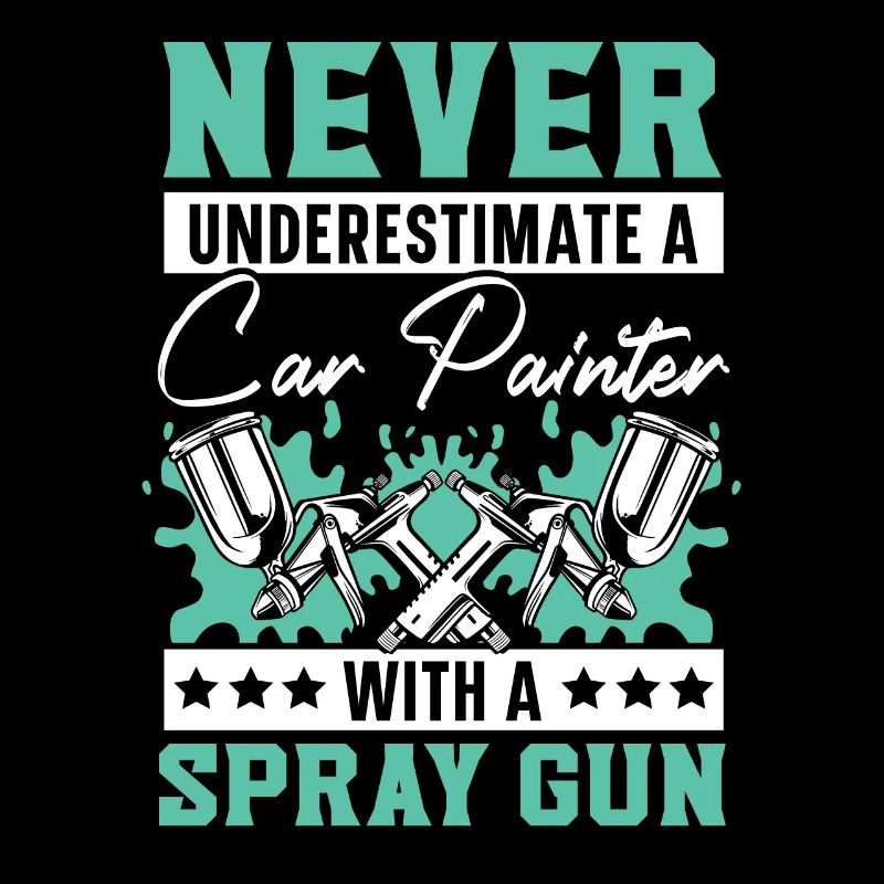 Never Underestimate A Car Painter With A Spray Gun