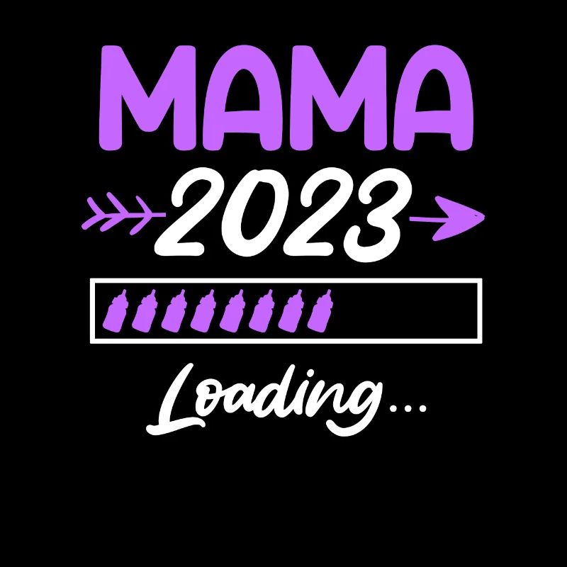 Mama 2023 schwanger mit Mädchen Mama