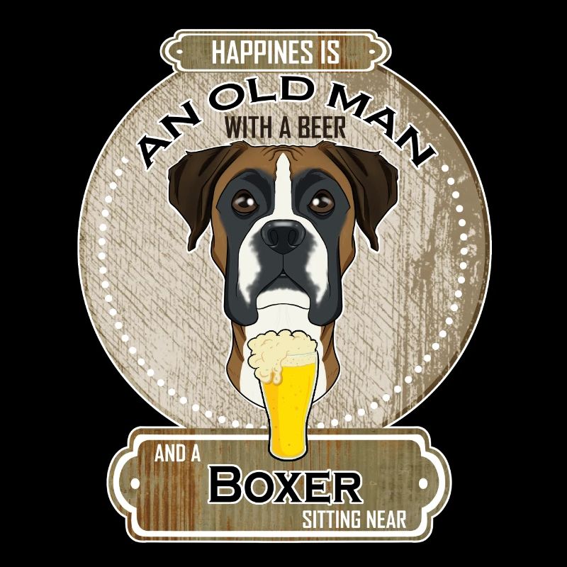 Boxer Dad Beer Lover
