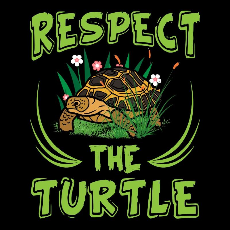 Schildkröte Respect the Turtle