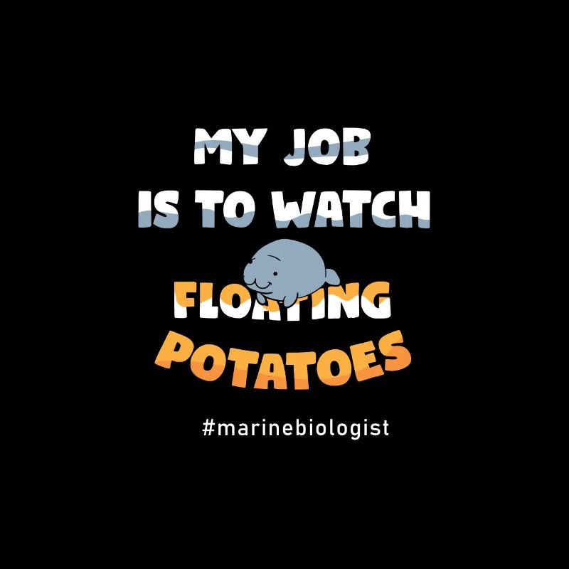 Manatee Manti floaty potatoes