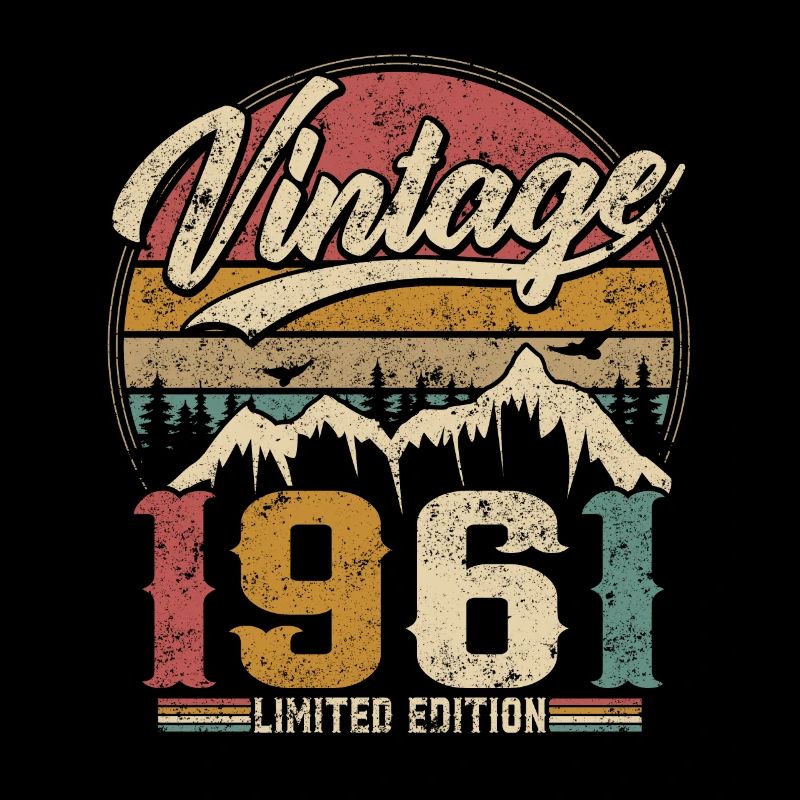 Vintage 1961 Limited Edition Geburtstagsgeschenk