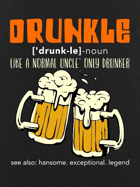 Beer Drinker Uncle Druncle