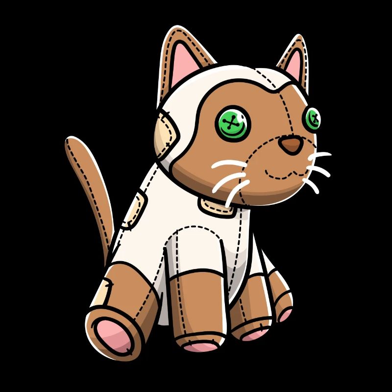 Siamese cat cat cuddly toy
