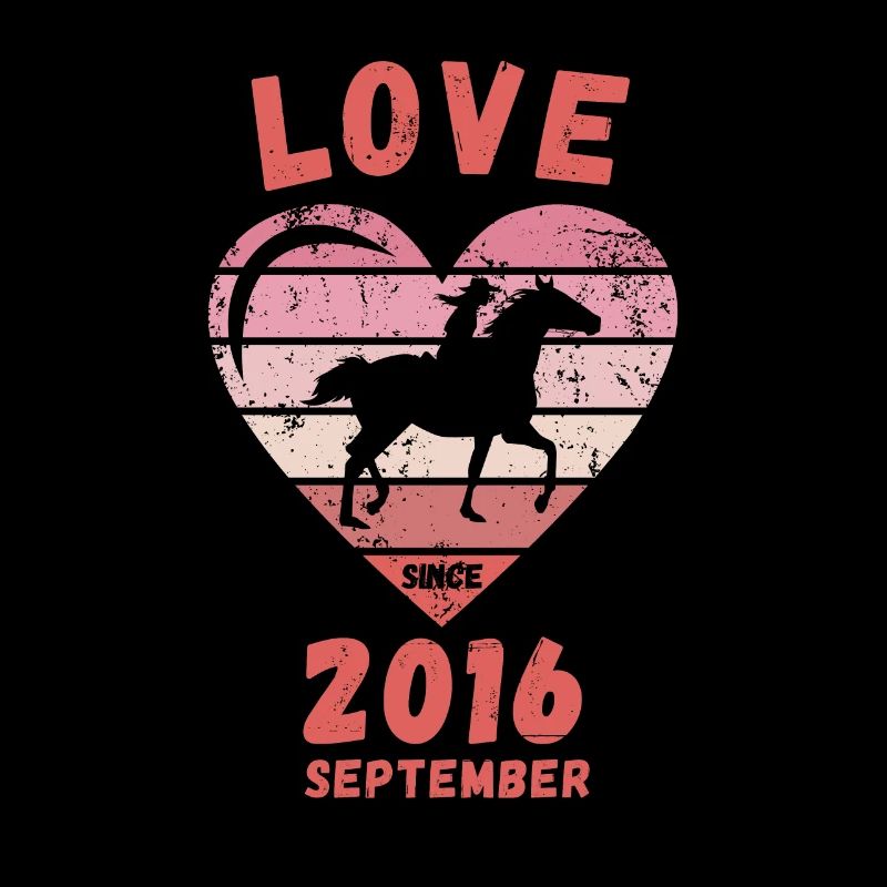 Love Pferde Reiten Geburtstag September 2016