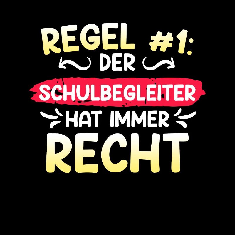 Regel Nr.1 er hat recht der Schulbegleiter