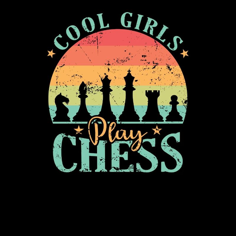 Cool Girls play Chess Chess Brain Teaser