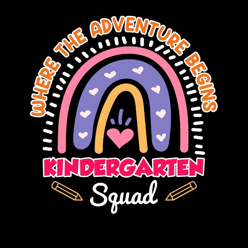 Kindergarten Squad Kindergarten Gruppe Erzieherin