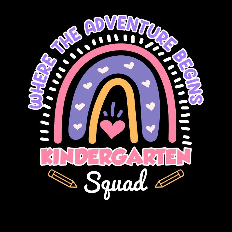Kindergarten Squad Kindergarten Gruppe Erzieherin