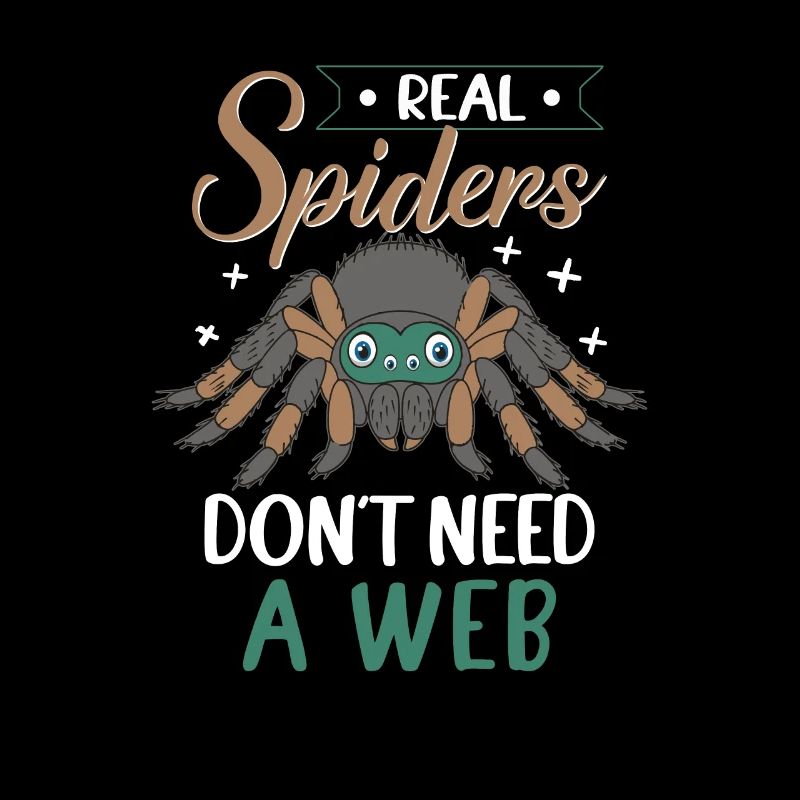 Real Spiders Don't Need A Web, Springspinne