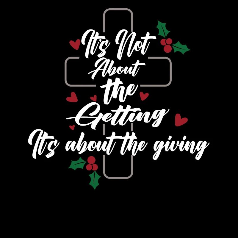 It's not about giving