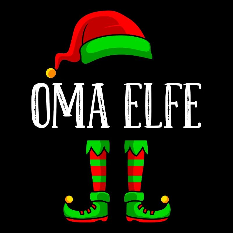 Oma Elfe Weihnachten Großmutter lustige Elfe