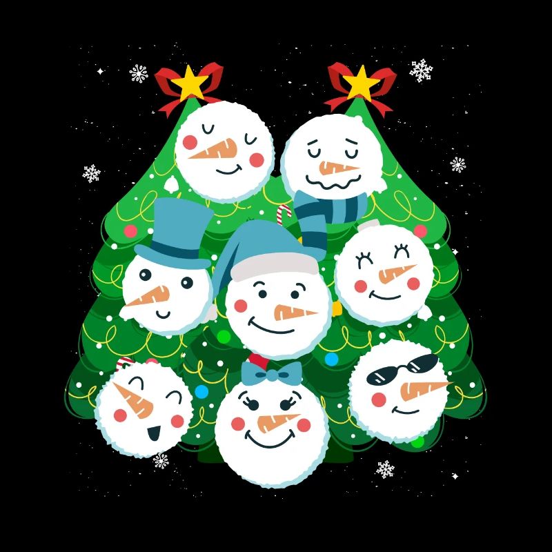 Christmas tree Snowmies Snowman