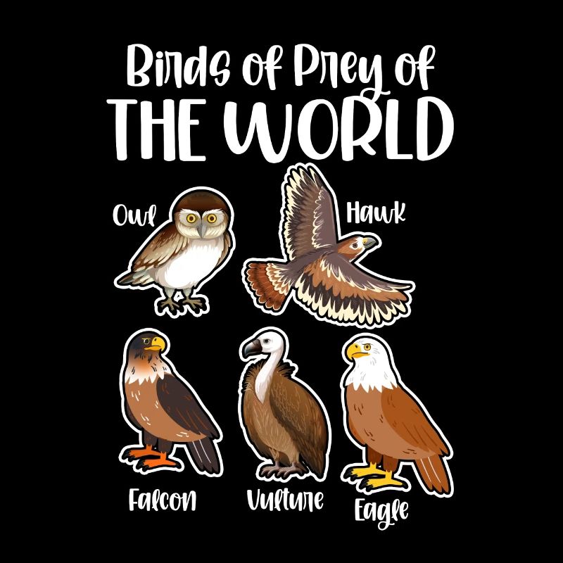 Oiseaux de proie du monde