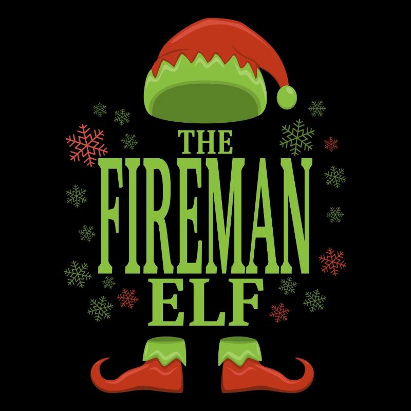 Pompier elfe de Noël