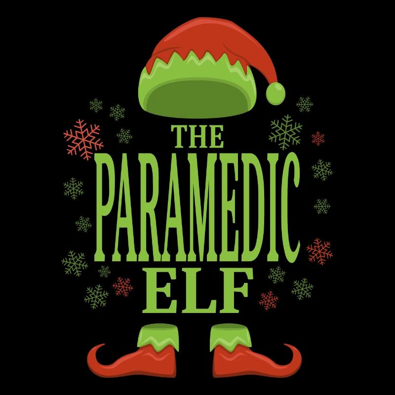 Ambulancier paramédical lutin de Noël