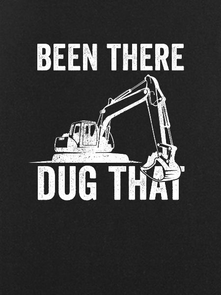 Bagger Baustelle Baggerfahrer Baggern Geschenk