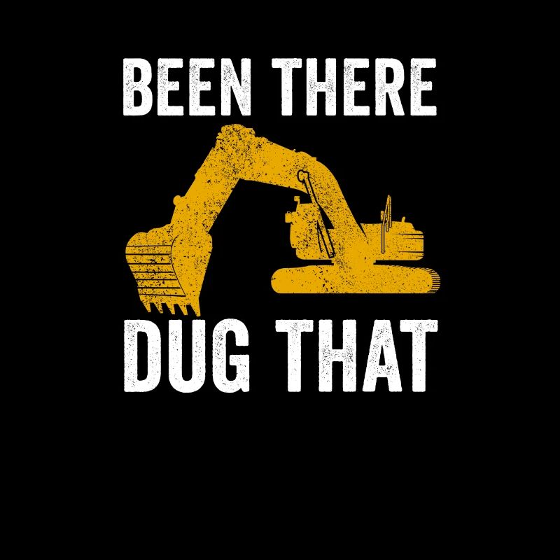 Bagger Bauarbeiter Baggerfahrer Baumaschine Job