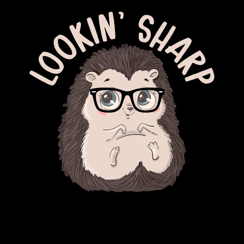 Lookin' Sharp Hedgehog Hedgie Wildlife Animal