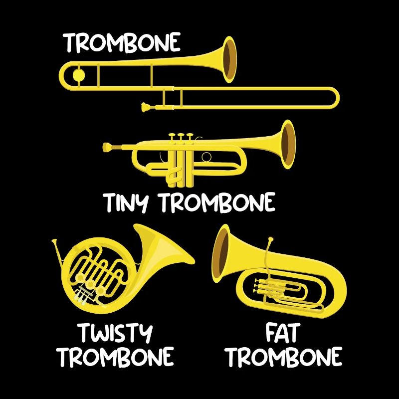 Small Trombone Curvy Trombone Thick Trombone
