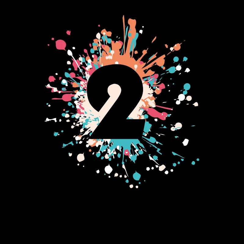 Numéro 2e couleur Splash