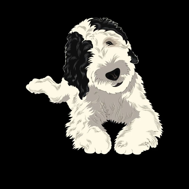 Cadeau de chien Sheepadoodle