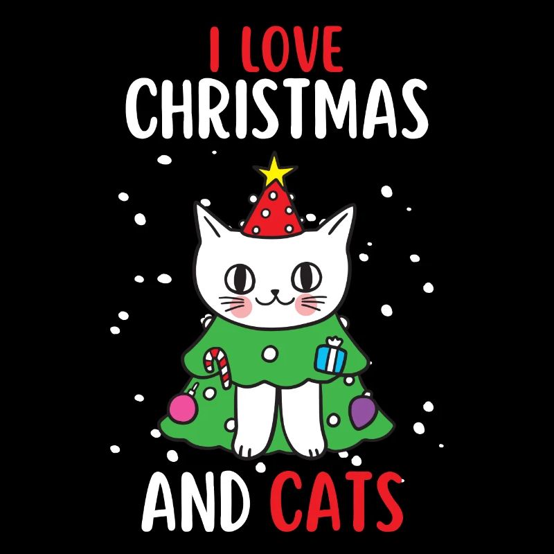 J’aime Noël et Chats Chat Noël