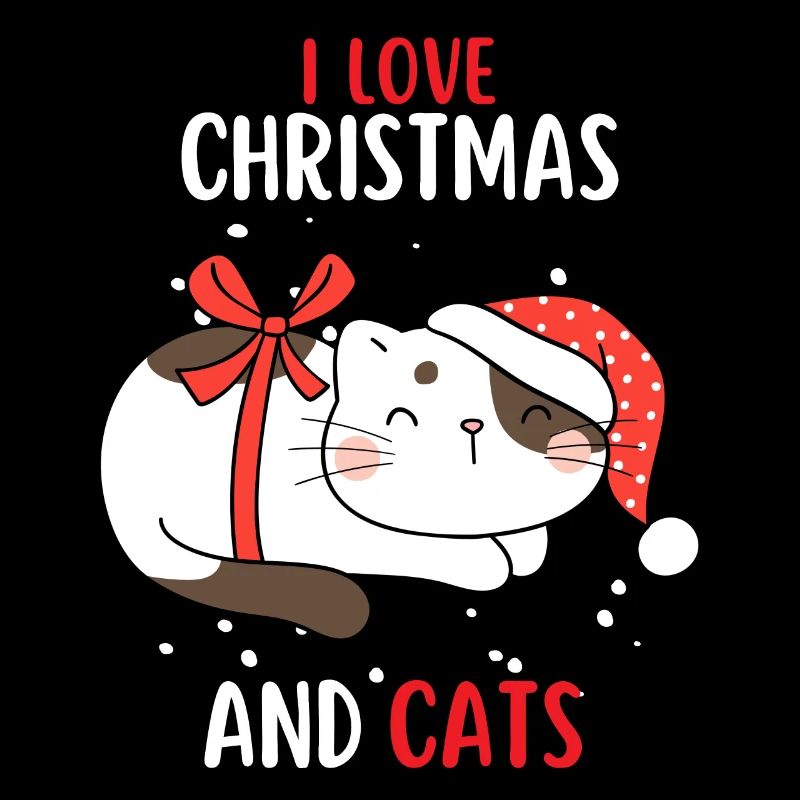 J’aime Noël et Chats Chat Noël