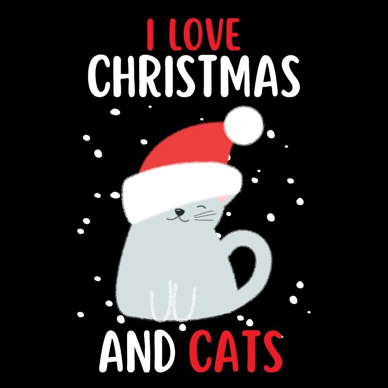 J’aime Noël et Chats Chat Noël