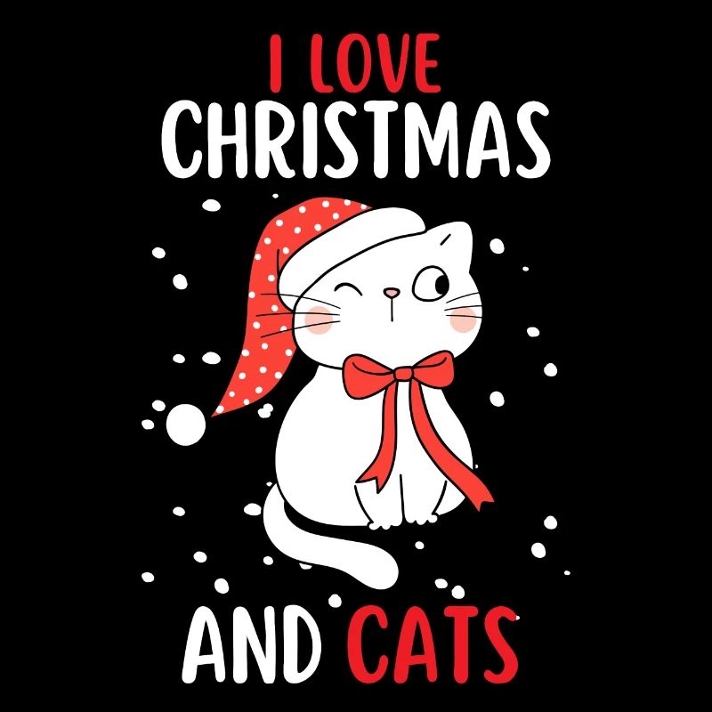J’aime Noël et Chats Chat Noël