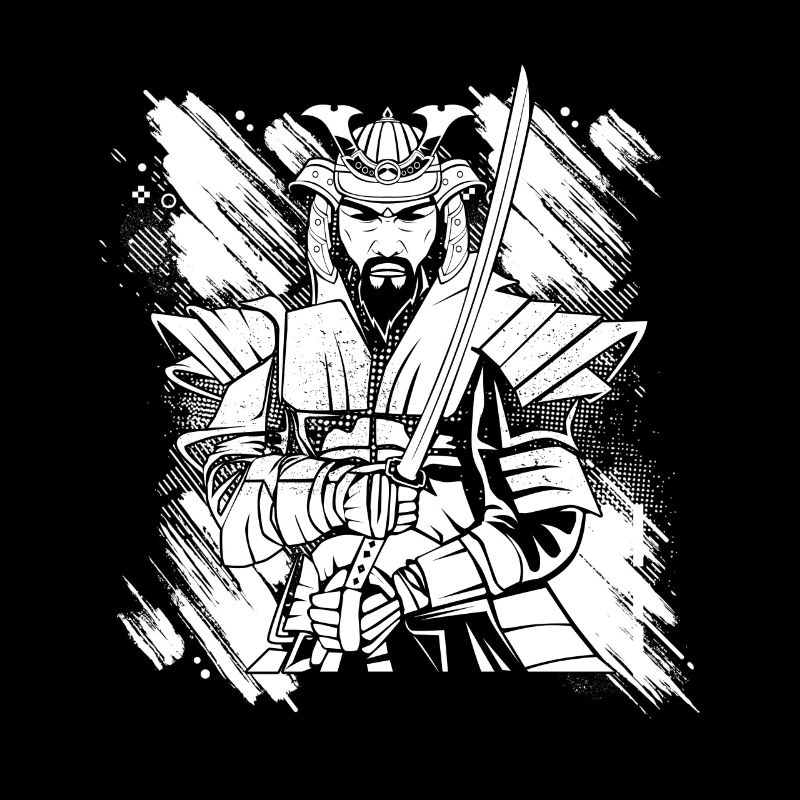 Guerrier samouraï japonais