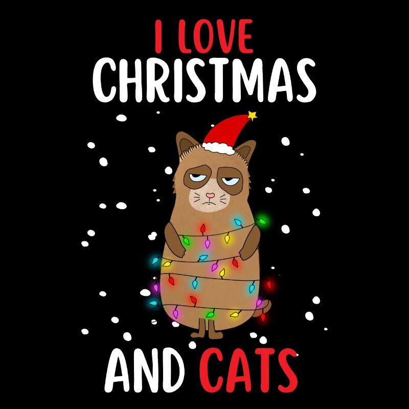 J’aime Noël et Chats Chat Noël